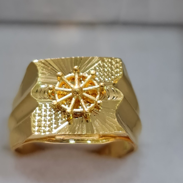 18K Real Solid Yellow Gold Ring, Hallmark Stamped Handmade Flower  Bridesmaid Engagement Wedding Mesh Design Ring for Women, Gift for Her -  Etsy Sweden