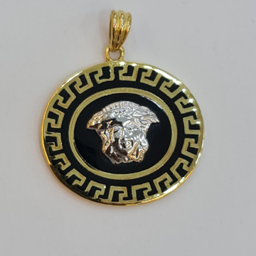18 kt hallmark gold pendant by Sangam Jewellers