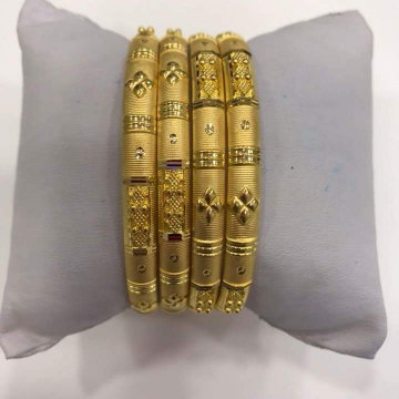 916 Gold Bangle by Sangam Jewellers