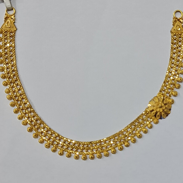 916 Gold Fancy  Necklace by Sangam Jewellers
