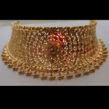916 HALLMARK GOLD CHOKAR by Sangam Jewellers