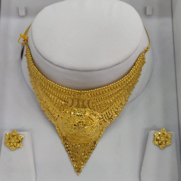 916 Hallmark Necklace set by Sangam Jewellers