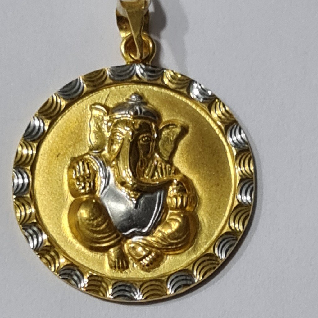 916 Gold Ganeshji Pendant