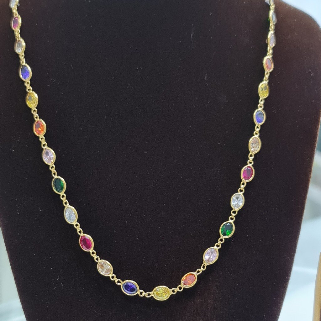 Seven Colored Stones Necklace – Ariana Rabbani