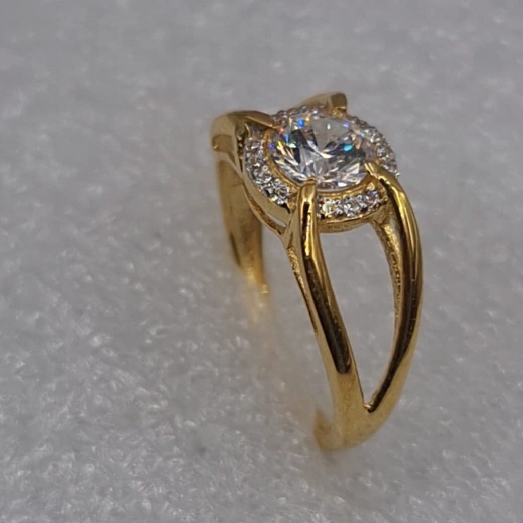 0.55 Ct. Tw. Sapphire Single-Stone 14K Gold Ring - Walmart.com