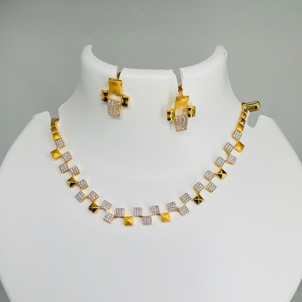 22k gold stylish necklace set